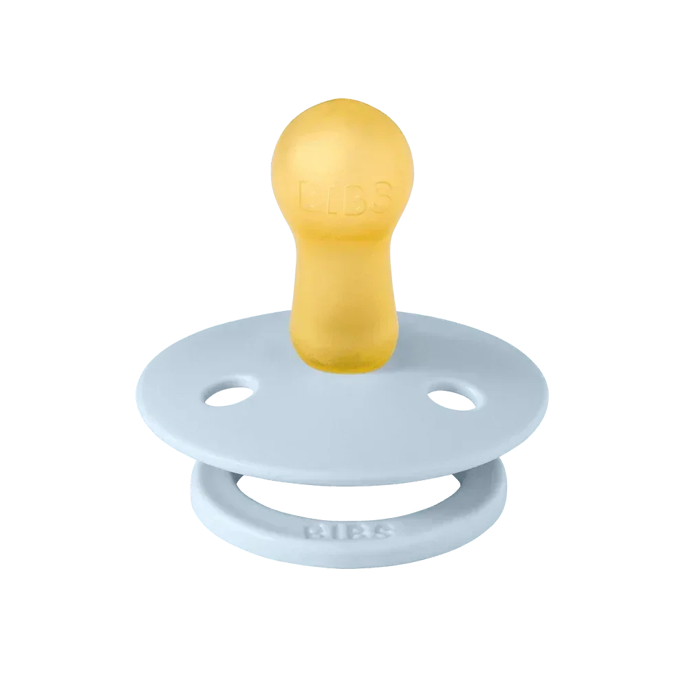 Bibs x Liberty Colour Ciucci Confezione da 2 Chamomile Lawn - Baby Blue Mix Tettarella Tonda Taglia 1 (0-6 Mesi)