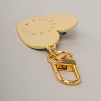 Portachiave a Cuore Nero Dorato - Key Chain Nero Gold (my-038)