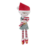 Bambola Elfo di Natale Jim 35 Cm. - Christmas Doll Jim Red Christmas (LD4539)