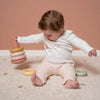 Anelli Impilabili in Plastica Rosa - Stacking Rings Pink Plastic