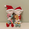 Bambola Elfo di Natale Jim 35 Cm. - Christmas Doll Jim Red Christmas (LD4539)