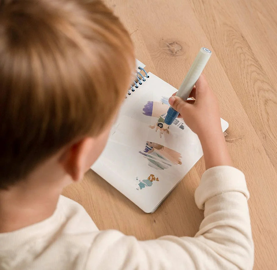 Little Dutch | Libro da Colorare ad Acqua Jim & Friends | 126855