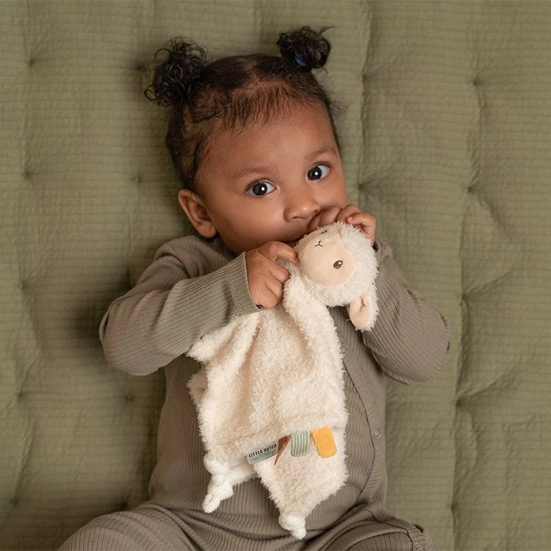 Doudou Bianco Pecora Little Farm - Doudou Cuddle Cloth Sheep Little Farm