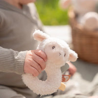 Sonaglio Morbido Pecorella Sonaglino - Soft Ring Rattle Sheep Little Farm (LD8831)