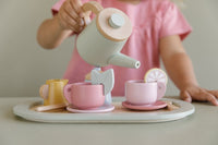 Servizio da Té in Legno Set da tè in legno - Tea Set