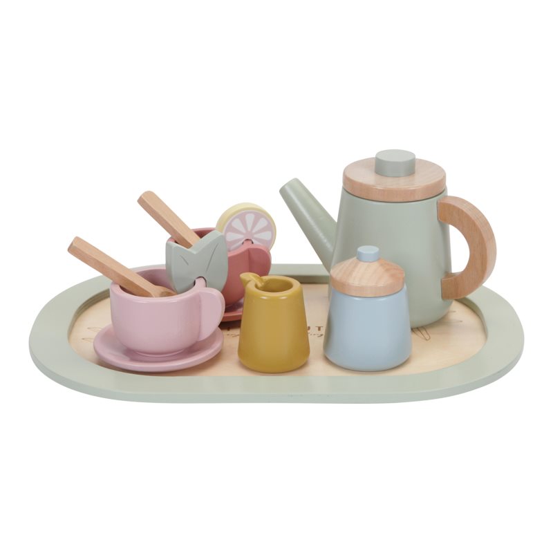 Servizio da Té in Legno Set da tè in legno - Tea Set
