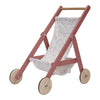 Passeggino in Legno per Bambole Flowers & Butterflies - Doll Stroller Flowers & Butterflies
