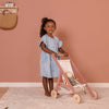 Passeggino in Legno per Bambole Flowers & Butterflies - Doll Stroller Flowers & Butterflies