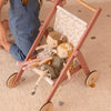 Passeggino in Legno per Bambole Flowers & Butterflies - Doll Stroller Flowers & Butterflies