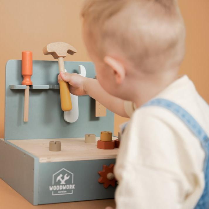 Mini Banco da Lavoro in Legno - Mini Workbench