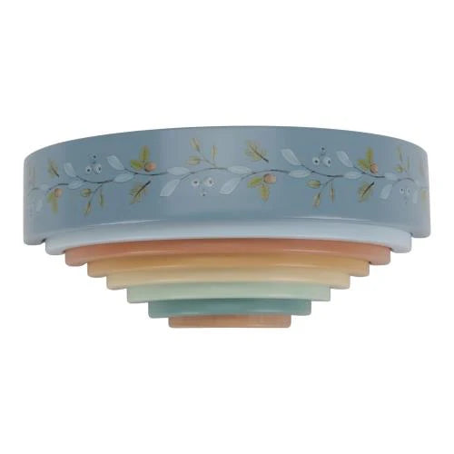 Arcobaleno Blu in Legno Forest Friends - Wooden Stack Reg and Blue Forest Friends