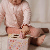 Cubo con Forme ad Incastro in Legno Pink Fairy Garden - Shape Sorter Pink Fairy Garden
