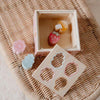Cubo con Forme ad Incastro in Legno Pink Fairy Garden - Shape Sorter Pink Fairy Garden