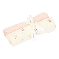 Set Due Mussole Swaddle Bianche Mussoline Size 70 x 70 cm - Swaddle White Fairy Garden Fairy Blossom