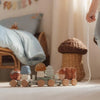 Trenino in Legno Impilabile Blue Forest Friends - Wooden Block Train Blue Forest Friends