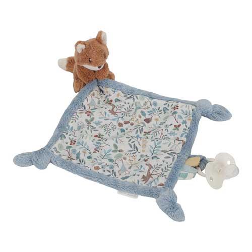Doudou Blue Forest Friends - Cuddle Cloth Print Vos Forest Friends