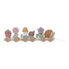 Trenino in Legno Impilabile Fairy Garden Rosa - Wooden Block Train Pink Fairy Garden
