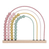 Abaco Rosa Arcobaleno in Legno Fairy Garden - Rainbow Abacus Pink Fairy Garden
