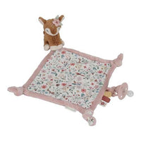 Doudou Cerbiatto Fairy Garden Rosa - Cuddle Cloth Print Deer Fairy Garden Pink (LD9027)
