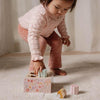 Cubo con Forme ad Incastro in Legno Pink Fairy Garden - Shape Sorter Pink Fairy Garden