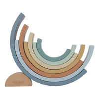 Arcobaleno Blu in Legno Forest Friends - Wooden Stack Reg and Blue Forest Friends