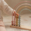 Abaco Rosa Arcobaleno in Legno Fairy Garden - Rainbow Abacus Pink Fairy Garden