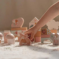 Costruzioni in Legno Blocchi Rosa Pink Fairy Garden - Building Blocks Pink Fairy Garden (LD7345)