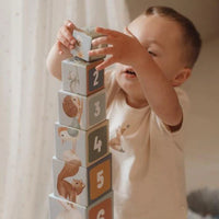 Little Dutch | Cubi Impilabili Blue Forest Friends | LD7239