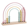 Abaco Rosa Arcobaleno in Legno Fairy Garden - Rainbow Abacus Pink Fairy Garden