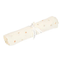 Mussola Swaddle White Size 120 x 120 cm Forest Friends Forest Treasures