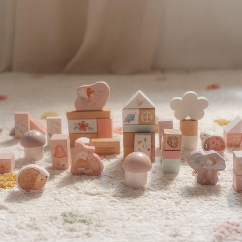 Costruzioni in Legno Blocchi Rosa Pink Fairy Garden - Building Blocks Pink Fairy Garden (LD7345)