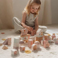 Costruzioni in Legno Blocchi Rosa Pink Fairy Garden - Building Blocks Pink Fairy Garden (LD7345)