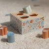 Cubo con Forme ad Incastro in Legno Blue Forest Friends - Shape Sorter Blue Forest Friends