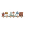 Trenino in Legno Impilabile Blue Forest Friends - Wooden Block Train Blue Forest Friends