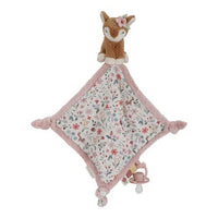 Doudou Cerbiatto Fairy Garden Rosa - Cuddle Cloth Print Deer Fairy Garden Pink (LD9027)