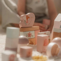 Costruzioni in Legno Blocchi Rosa Pink Fairy Garden - Building Blocks Pink Fairy Garden (LD7345)