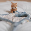 Doudou Blue Forest Friends - Cuddle Cloth Print Vos Forest Friends