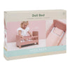 Lettino per Bambole in Legno - Wooden Doll Bed