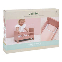 Lettino per Bambole in Legno - Wooden Doll Bed