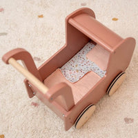 Carrozzina per Bambole in Legno - Wooden Doll Pram