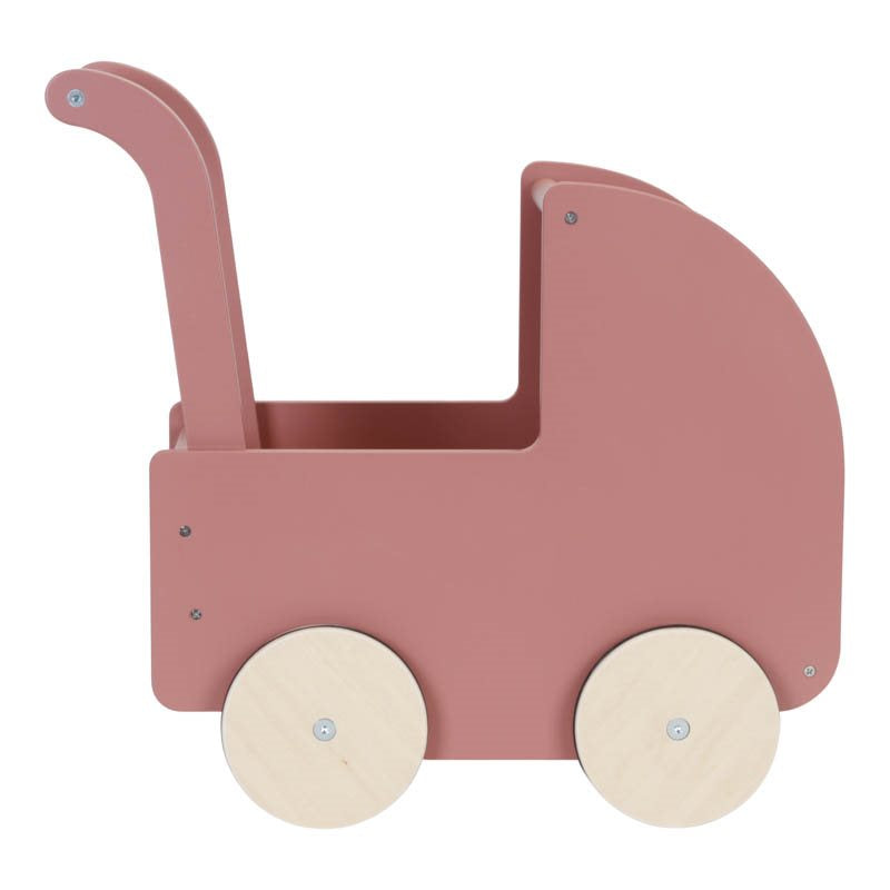 Carrozzina per Bambole in Legno - Wooden Doll Pram