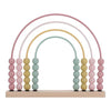 Abaco Rosa Arcobaleno in Legno Fairy Garden - Rainbow Abacus Pink Fairy Garden