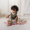 Trenino in Legno Impilabile Fairy Garden - Wooden Block Train Pink Fairy Garden