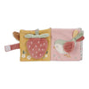 Libro Morbido in Stoffa con Gancio Passaggino Multi Attività Fairy Garden - Buggy Booklet Pink Fairy Garden