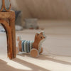 Volpe Trainabile in Legno Forest Friends - Pull Animal Fox Blue Forest Friends