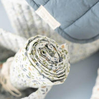Set Due Mussole Swaddle Blue Mussoline Size 70 x 70 cm - Swaddle Blue Forest Friends Forest Adventure