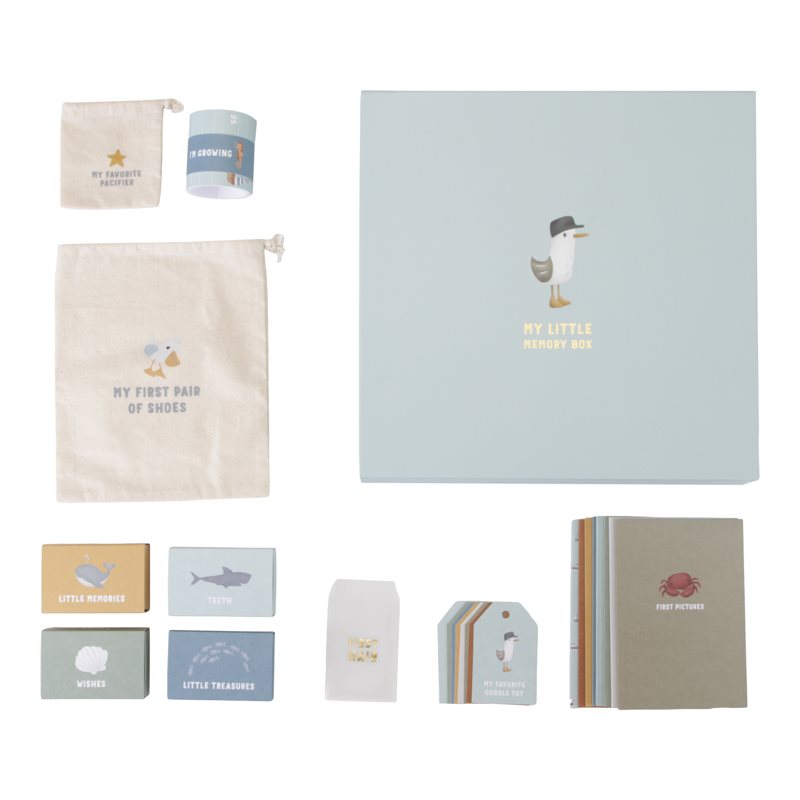 Scatola dei Ricordi Cofanetto Nascita Bambino - Memory Box Sailors Bay