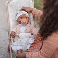 Little Dutch | Passeggino in Metallo per Bambole White Flowers | LD4584