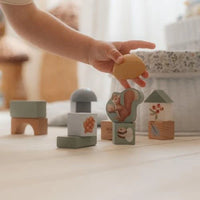 Costruzioni in Legno Forest Friends Blocchi - Building Blocks Blue Forest Friends (LD7245)