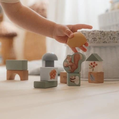 Costruzioni in Legno Forest Friends Blocchi - Building Blocks Blue Forest Friends (LD7245)